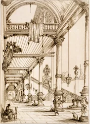 Atrium of a Palace, in Genes, från 